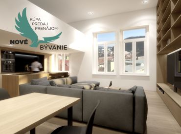 VIZUALIZÁCIA! Bývanie v cente BB - 3i byt loftový byt